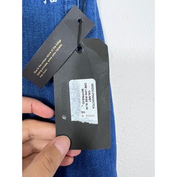 Rag & Bone Dre Calimet Slim Boyfriend Jeans NWT Size 29 - Picture 6 of 8